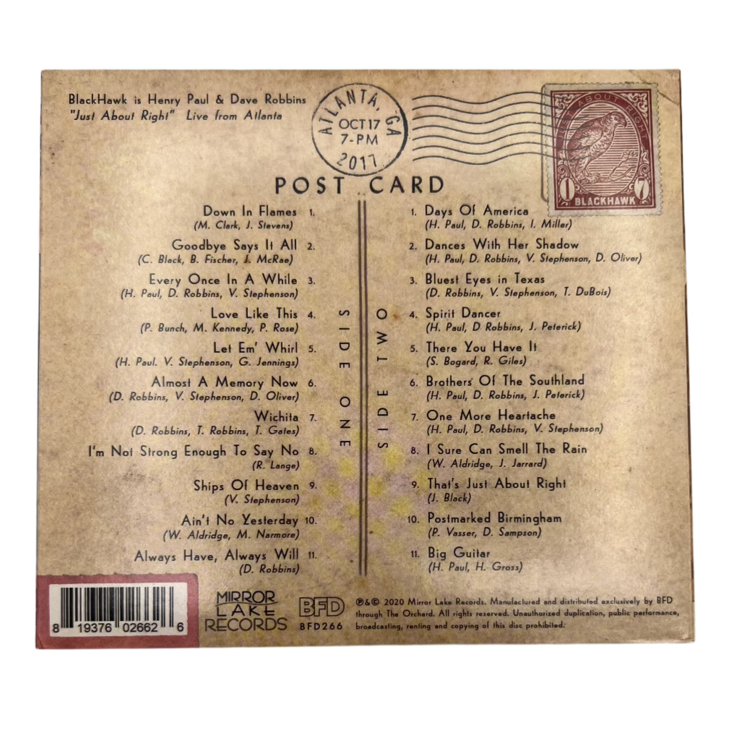 Just About Right Double CD Autographed