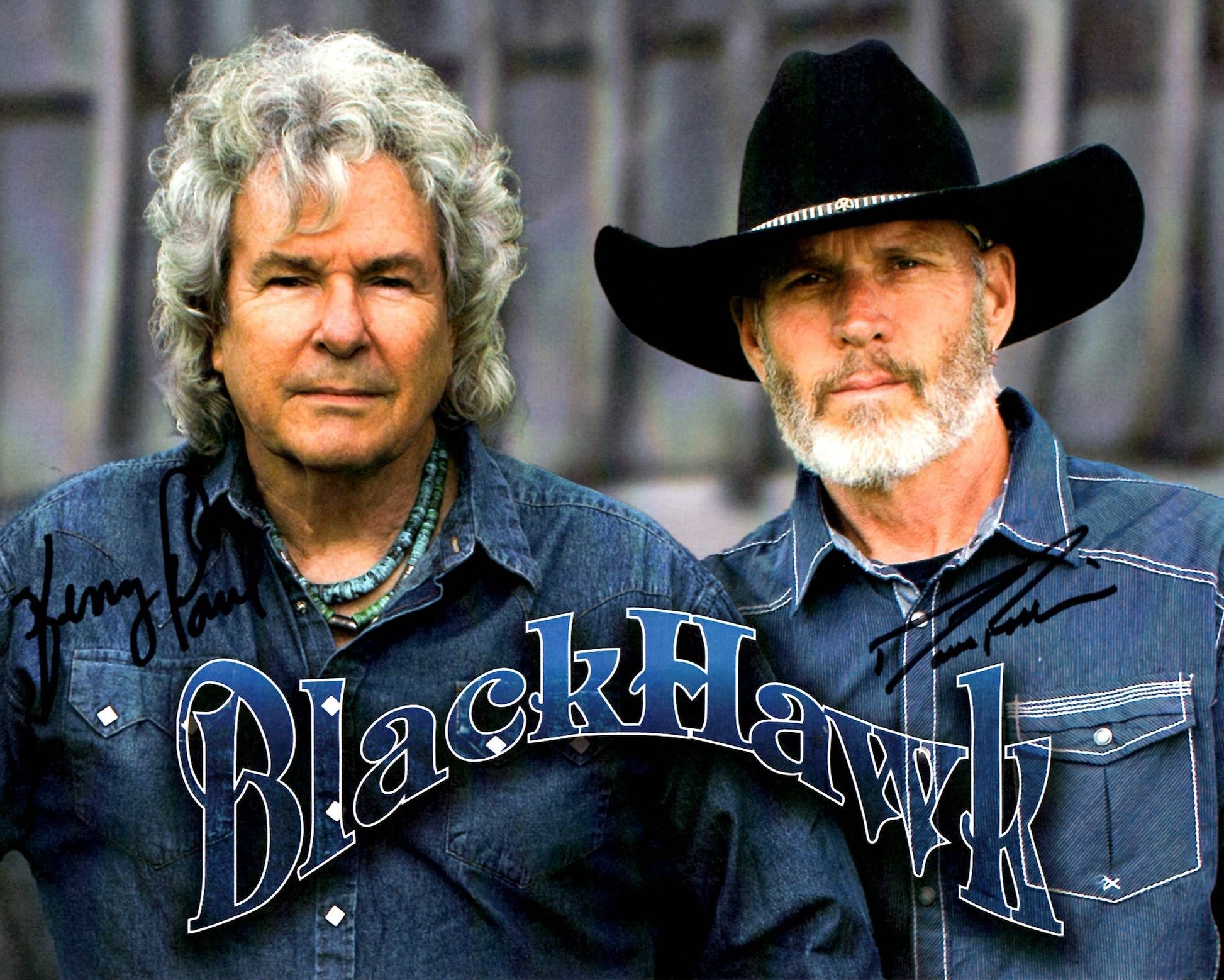photo-autographed blackhawk photo